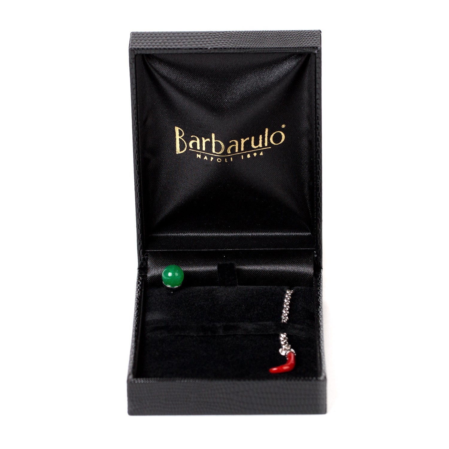 Lapel Chain "Jade" made of Sterling Silver - handmade